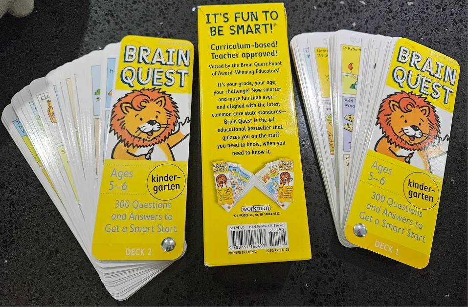Brain Quest Kindergarten Smart Cards image indicator(2)
