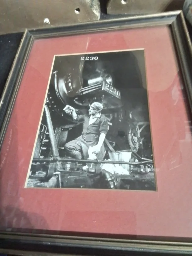 Framed Photo of Train Engine 2230 thumbnail