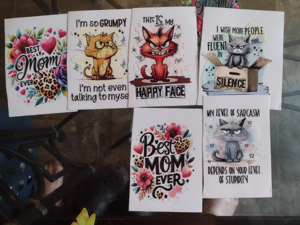 Handmade Funny Animal & Quote Decals thumbnail