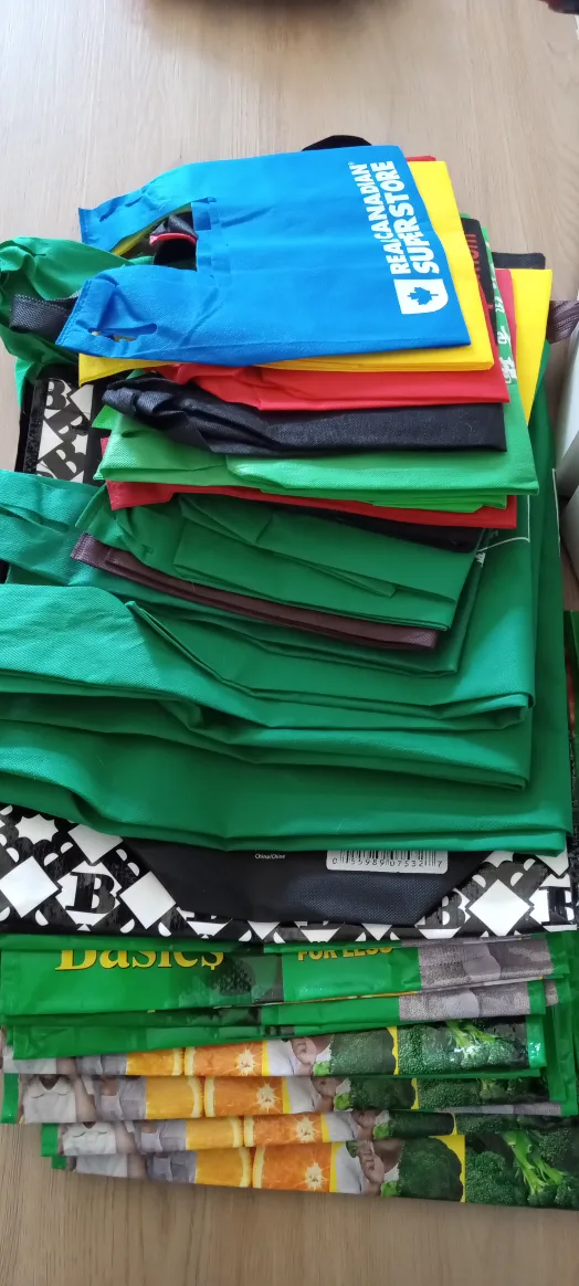 New reusable shopping bags $10 for 30.pcs. thumbnail
