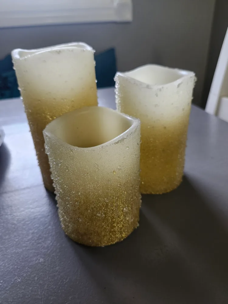 Set of 3 Decorative LED Candles thumbnail
