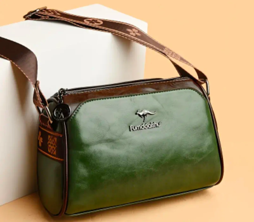 brand new green stylish women hand bag thumbnail