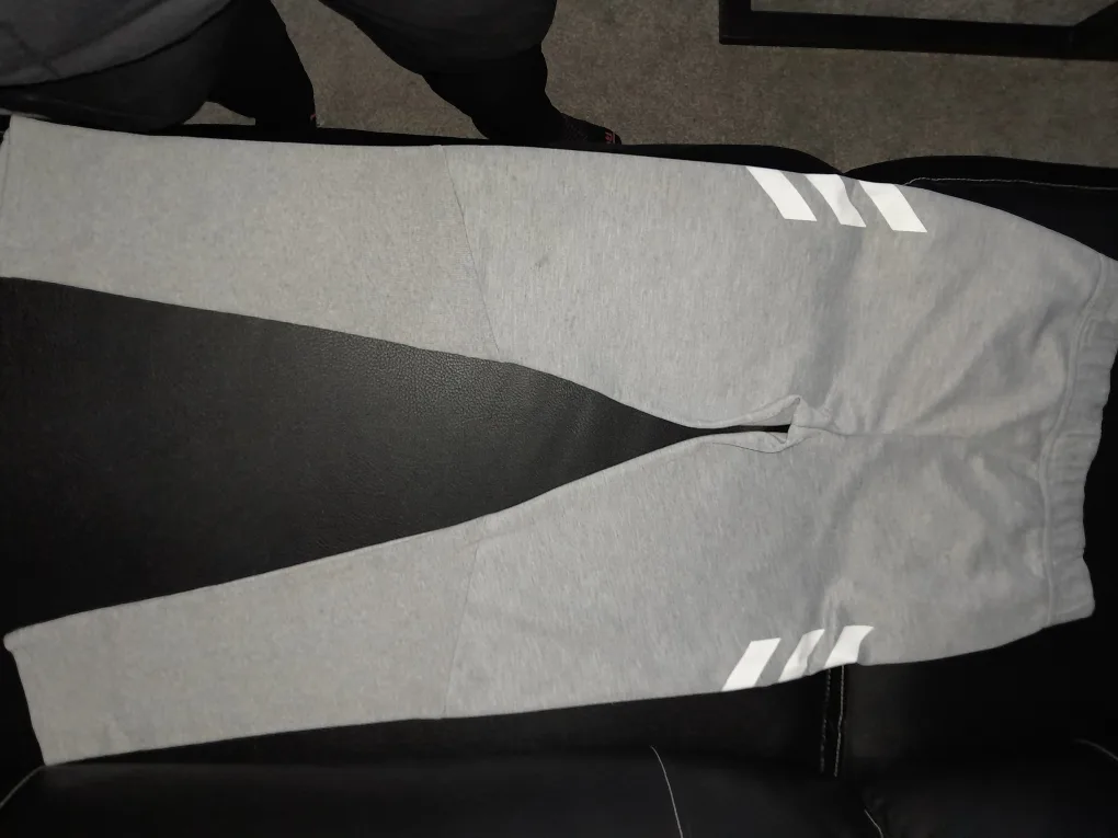 Adidas Grey Track Pants Size L image indicator(2)