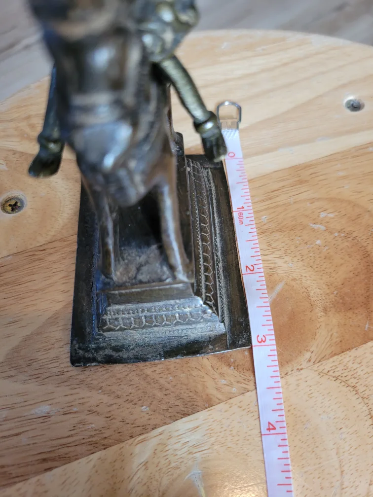 Vintage Small Bronze Statue 5" image indicator(8)