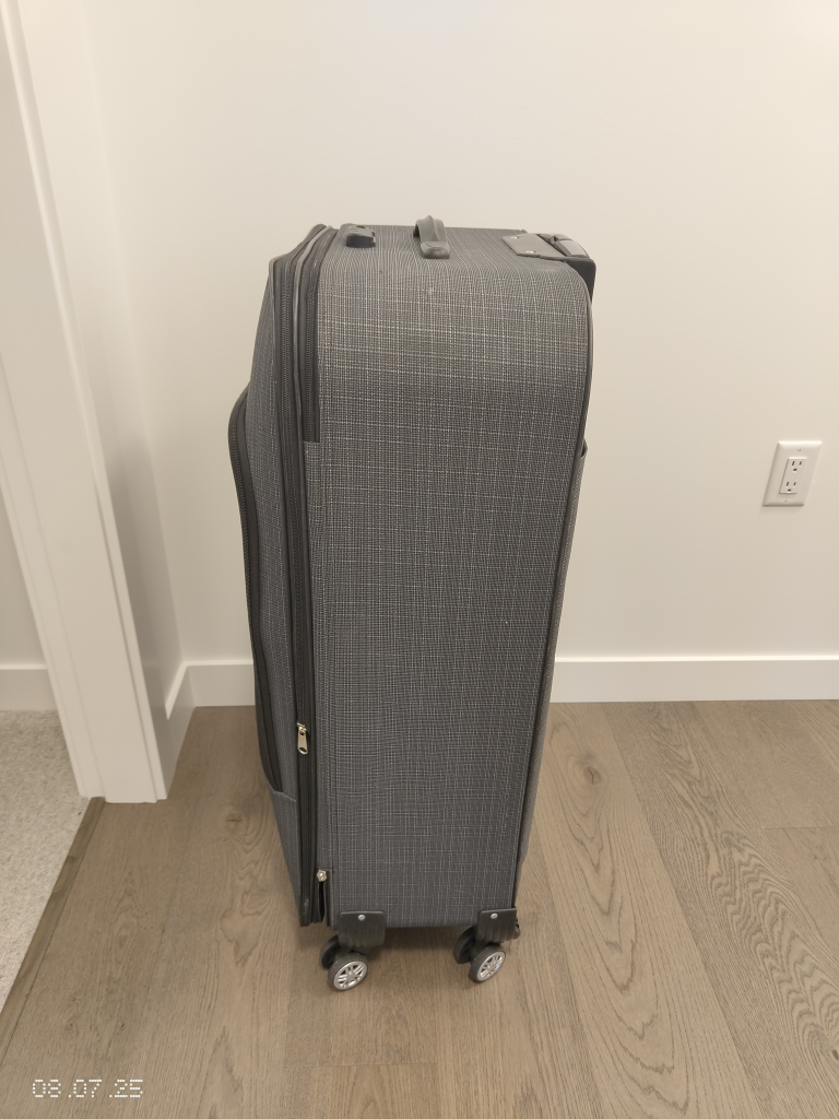 Large Grey Travel Suitcase for Sale - photo 2