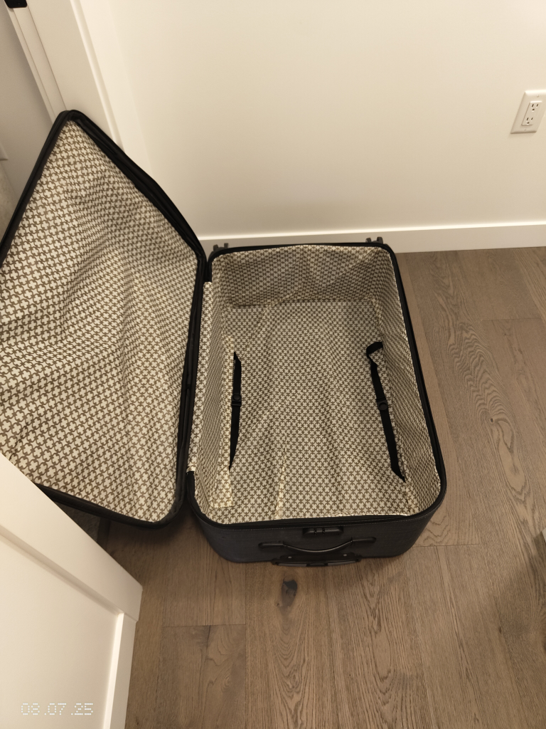Large Grey Travel Suitcase for Sale - photo 3