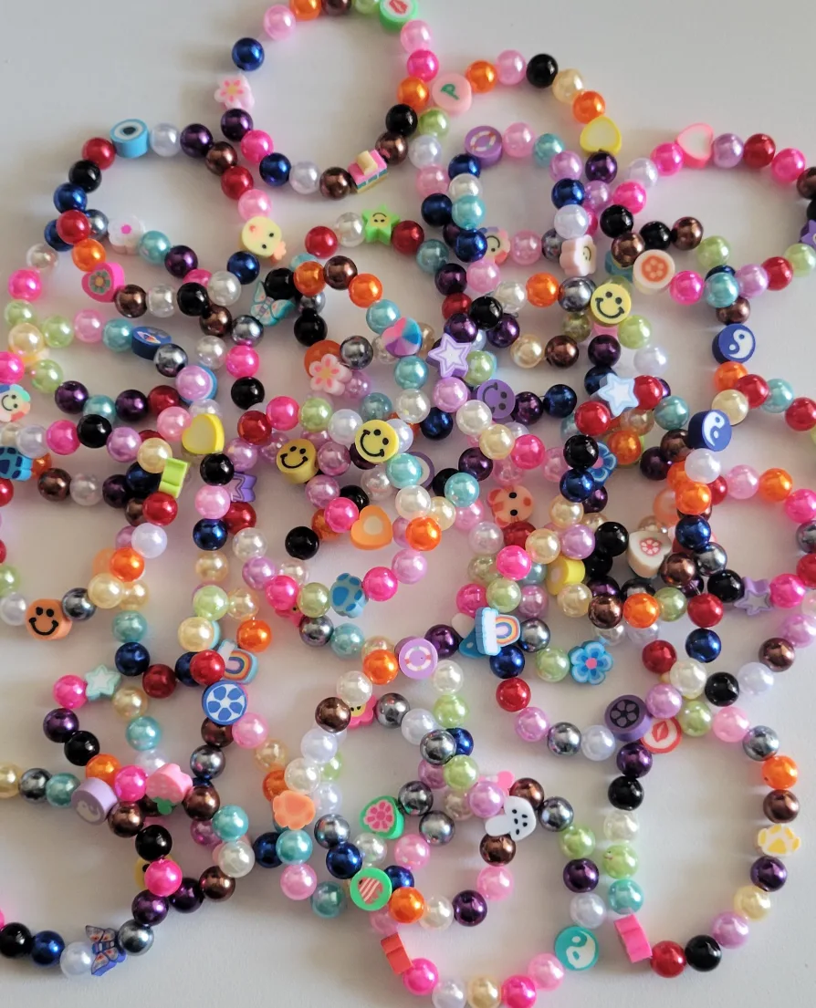 Bulk Hand-made Beaded Bracelets Party Favors or Gifts thumbnail