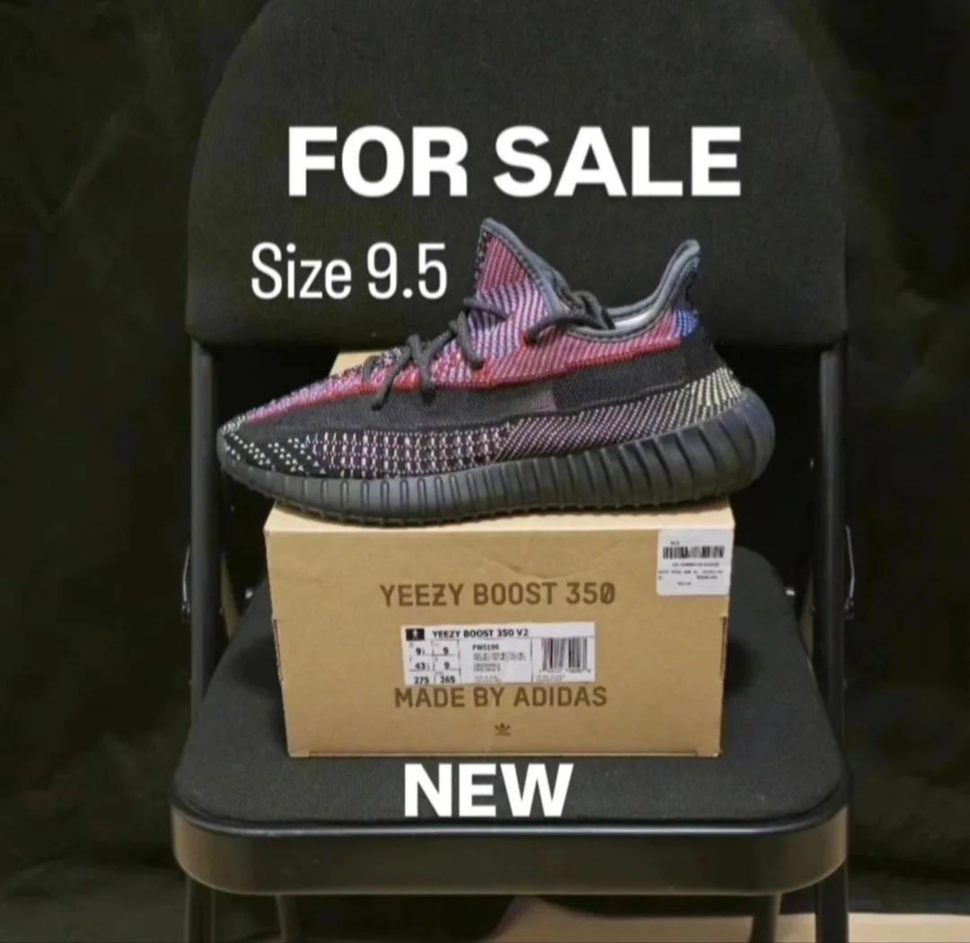 Adidas Yeezy 350 V2 Yecheil Non-Reflective size 9.5 thumbnail