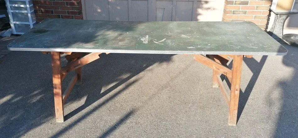 Folding Table - Wooden Legs thumbnail
