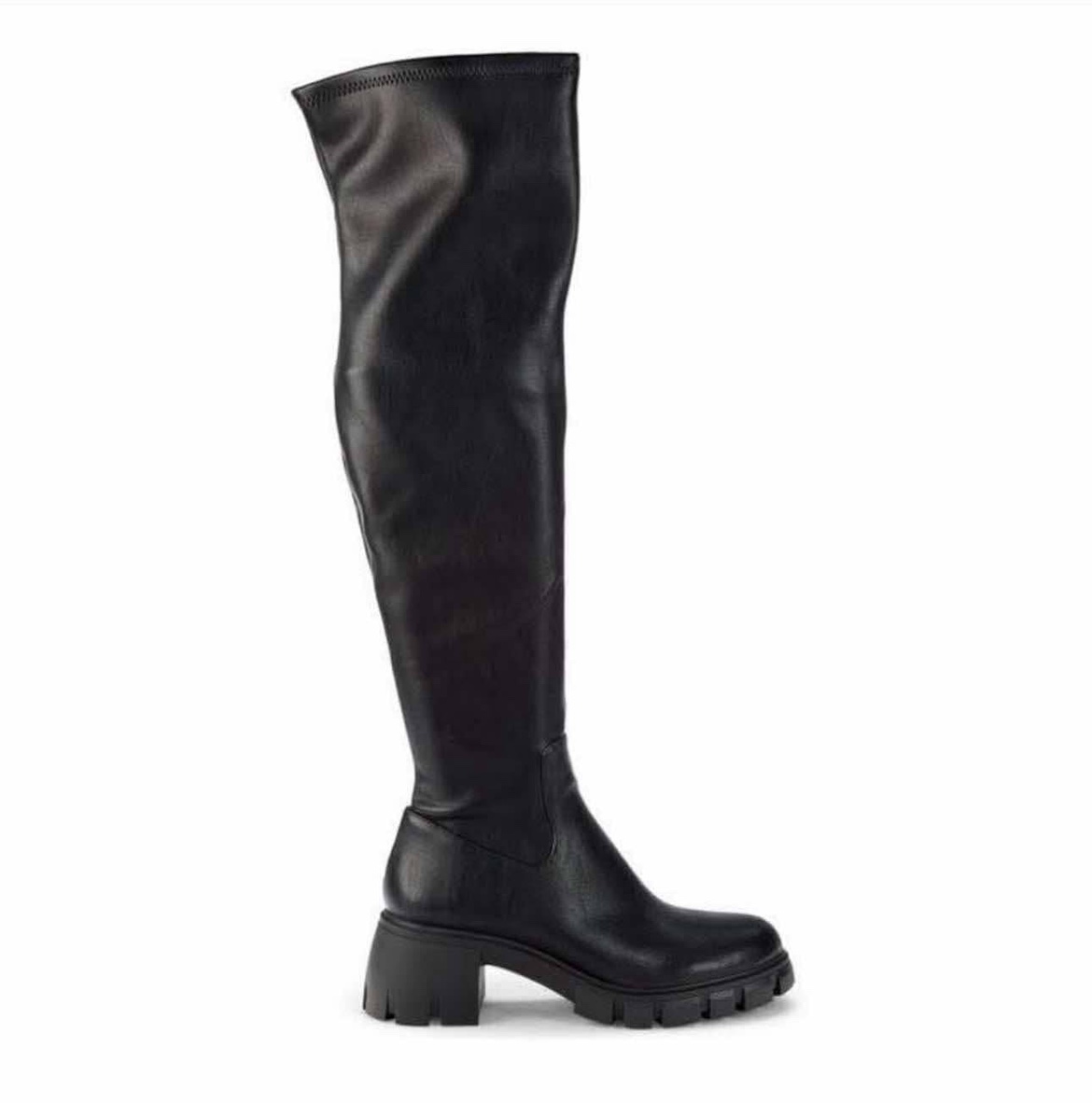Steve Madden Black Knee High Boots