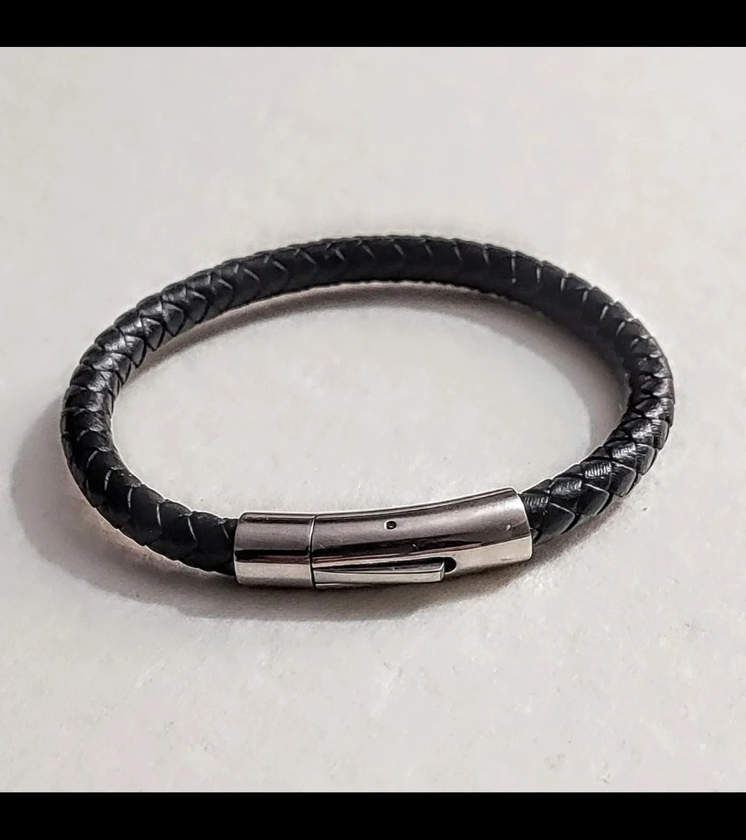Braided Leather Bracelet thumbnail