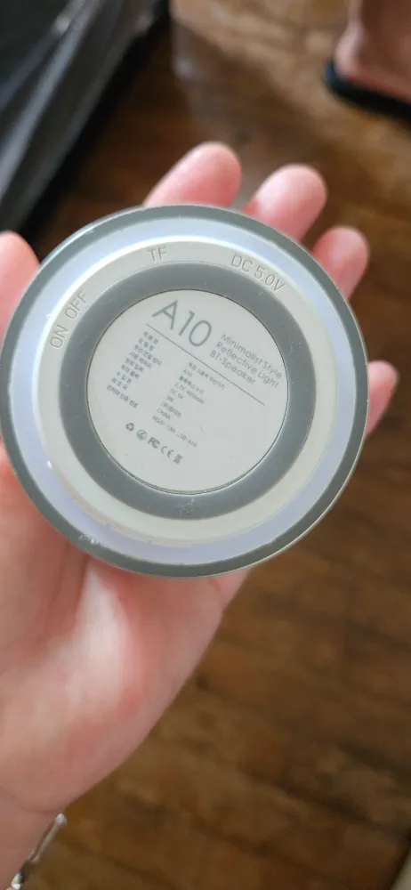 LG A10 Minimalist Style Reflective Light BT Speaker image indicator(2)