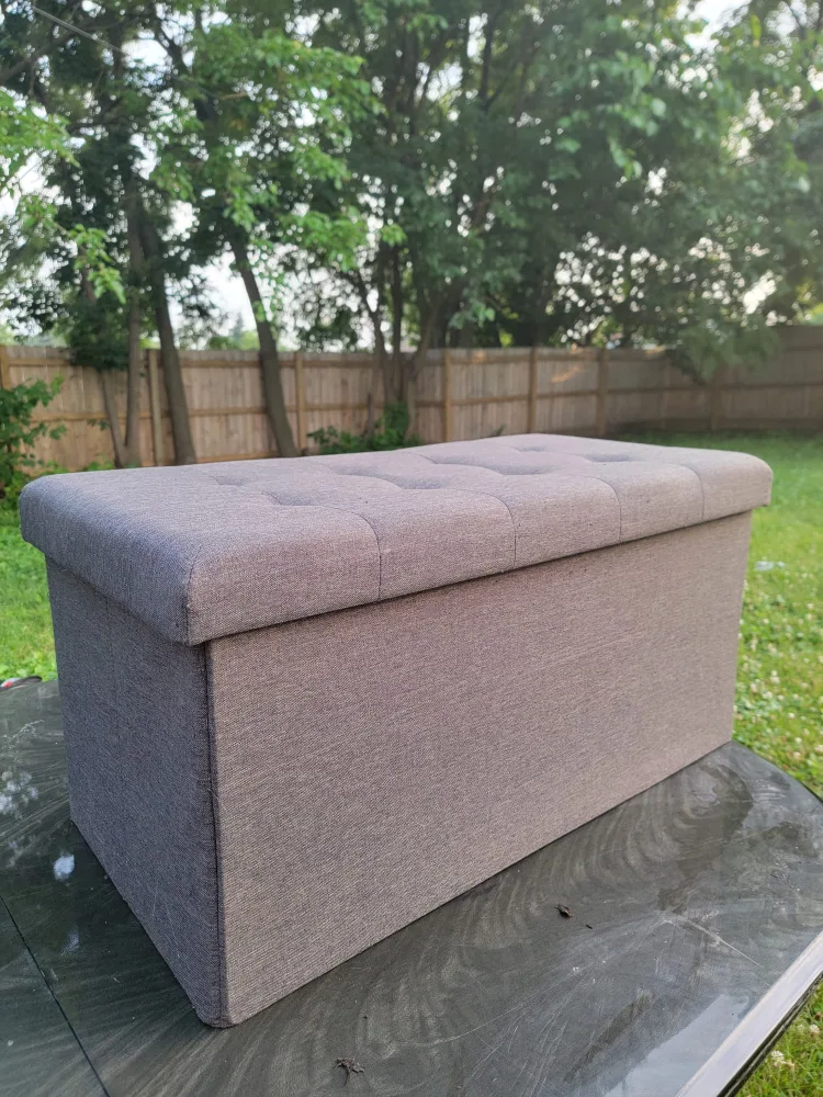 Storage Ottoman Bench - Gray thumbnail