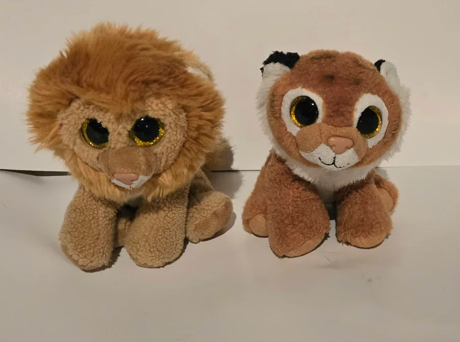 Ty Beanie Boos - Lion, Monkey, Tiger, Mandrill image indicator(3)