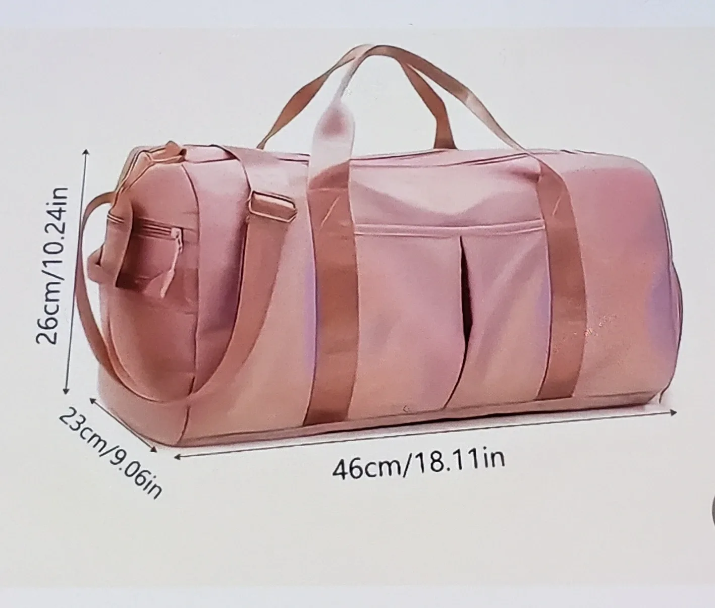 Pink Gym Bag - Lightweight & Portable image indicator(2)