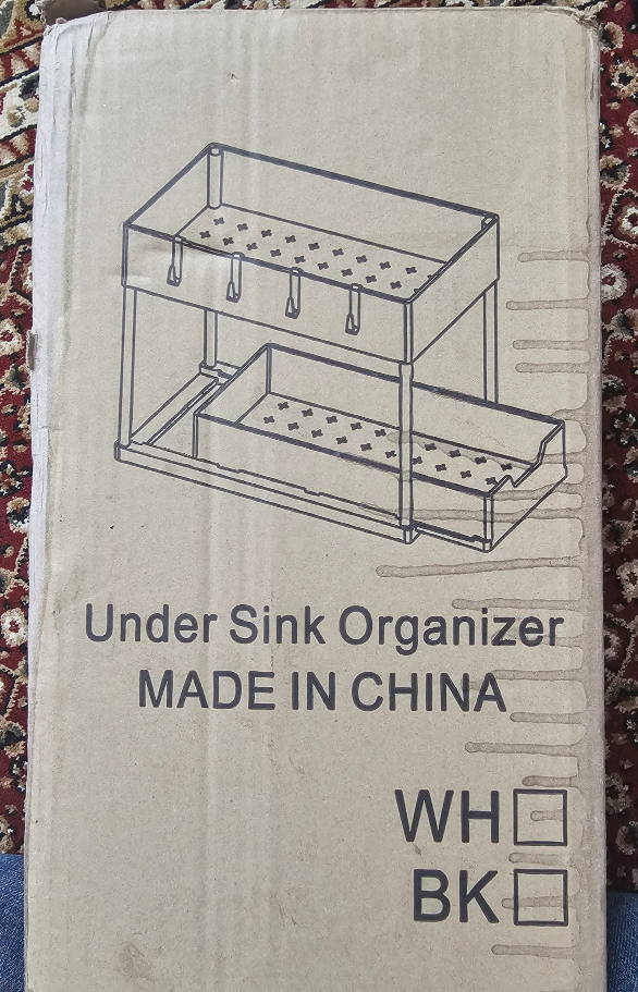 Under Sink Organizer - Black