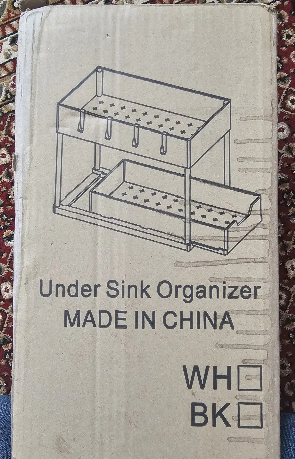 Under Sink Organizer - Black