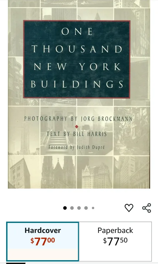 One Thousand New York Buildings Hardcover Book image indicator(7)