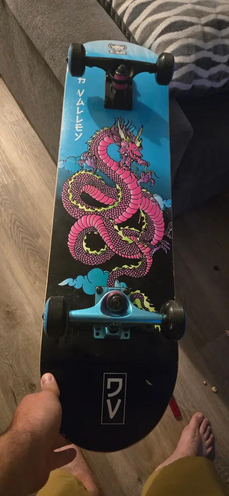 DV Skateboard Deck with AG Trucks thumbnail