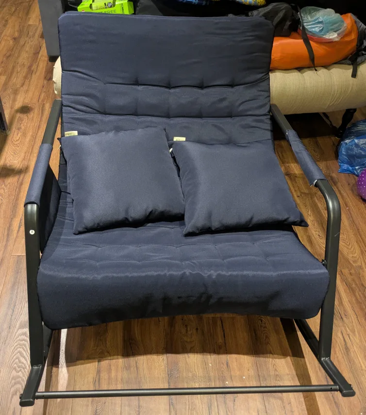 EUC ATR blue patio rocking chair 🇨🇦 thumbnail