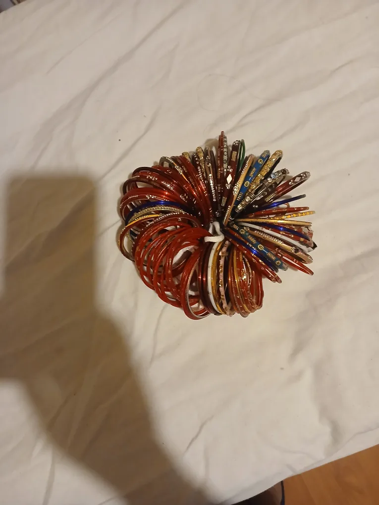 Set of colourful bangles thumbnail