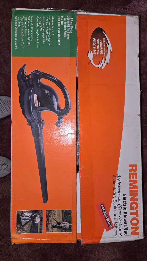 Remington Electric Blower/Vac - Like New! thumbnail
