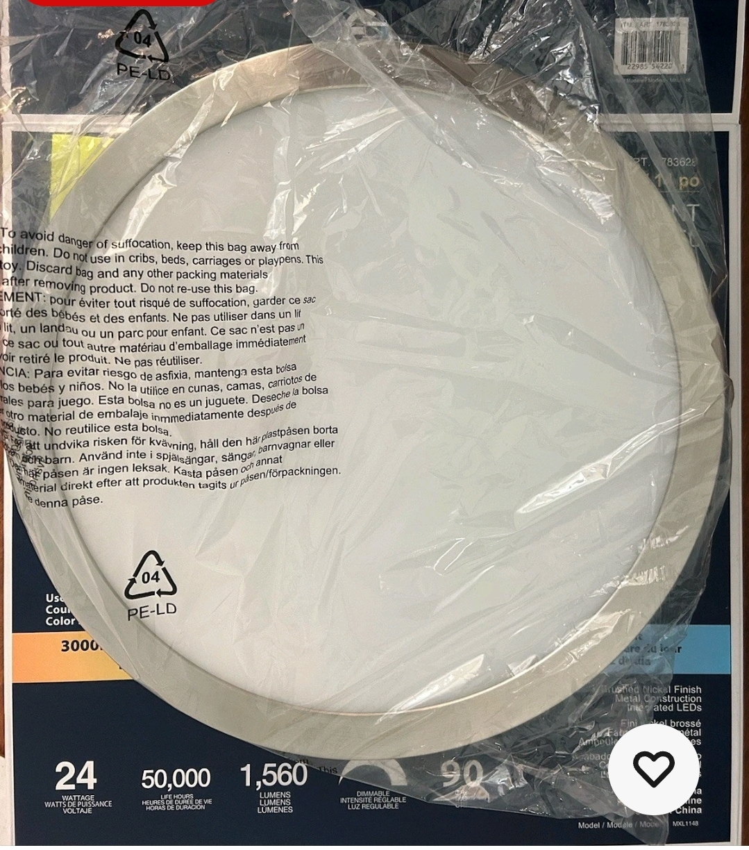 New  ENERGETIC 14-inch LED Ceiling Flush Mount - photo 3