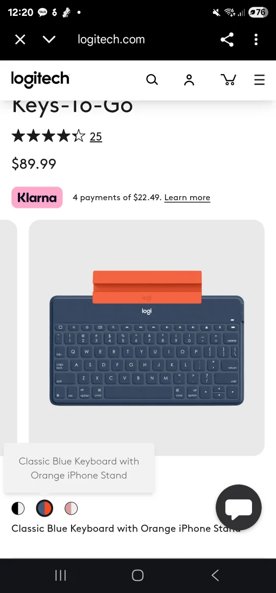 Logitech Keys-To-Go Ultra-Portable Keyboard thumbnail
