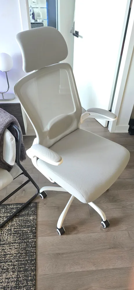 Ergonomic Office Chair - White Frame thumbnail