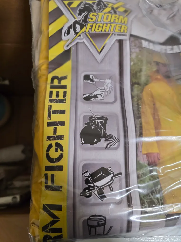 Storm Fighter Yellow Rain Coat - Size M (New) image indicator(3)