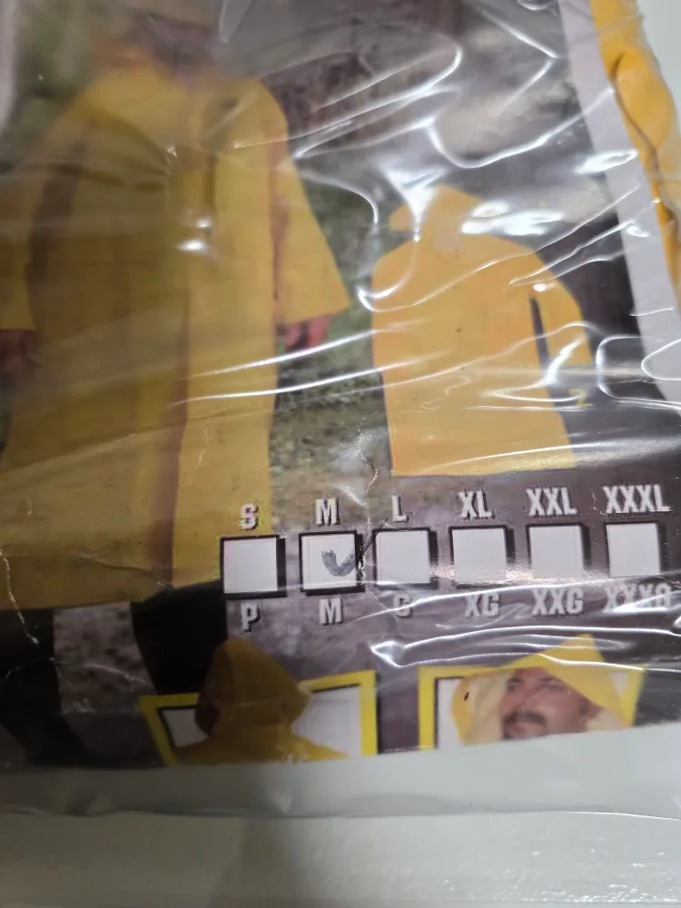 Storm Fighter Yellow Rain Coat - Size M (New) image indicator(4)