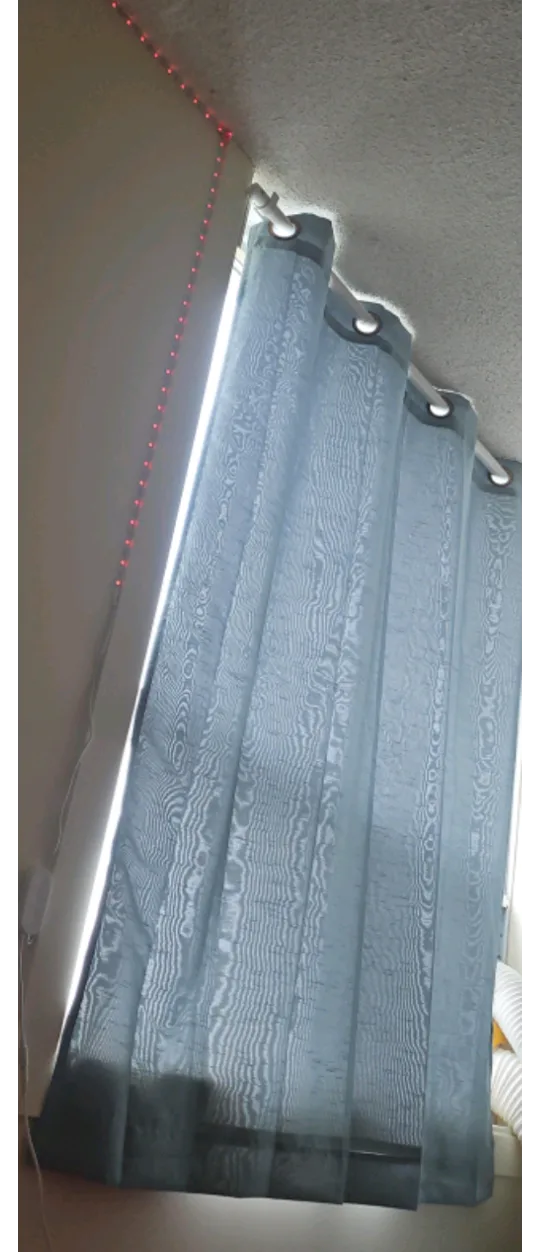 Blue Sheer Curtain Panel thumbnail
