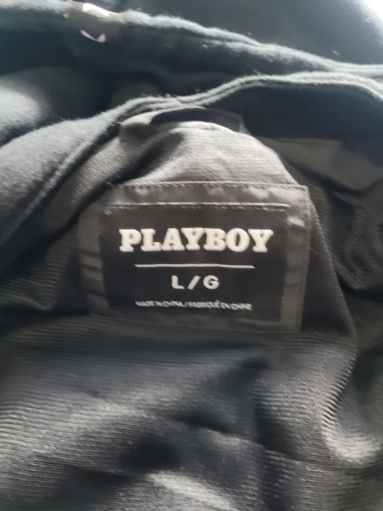 Playboy Black Hooded Jacket - Size L/G image indicator(3)