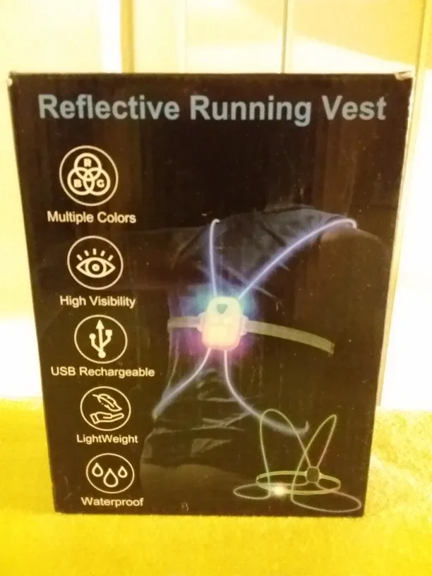 LED Running Vest Lights  🎽 �🆕 🇨🇦 thumbnail