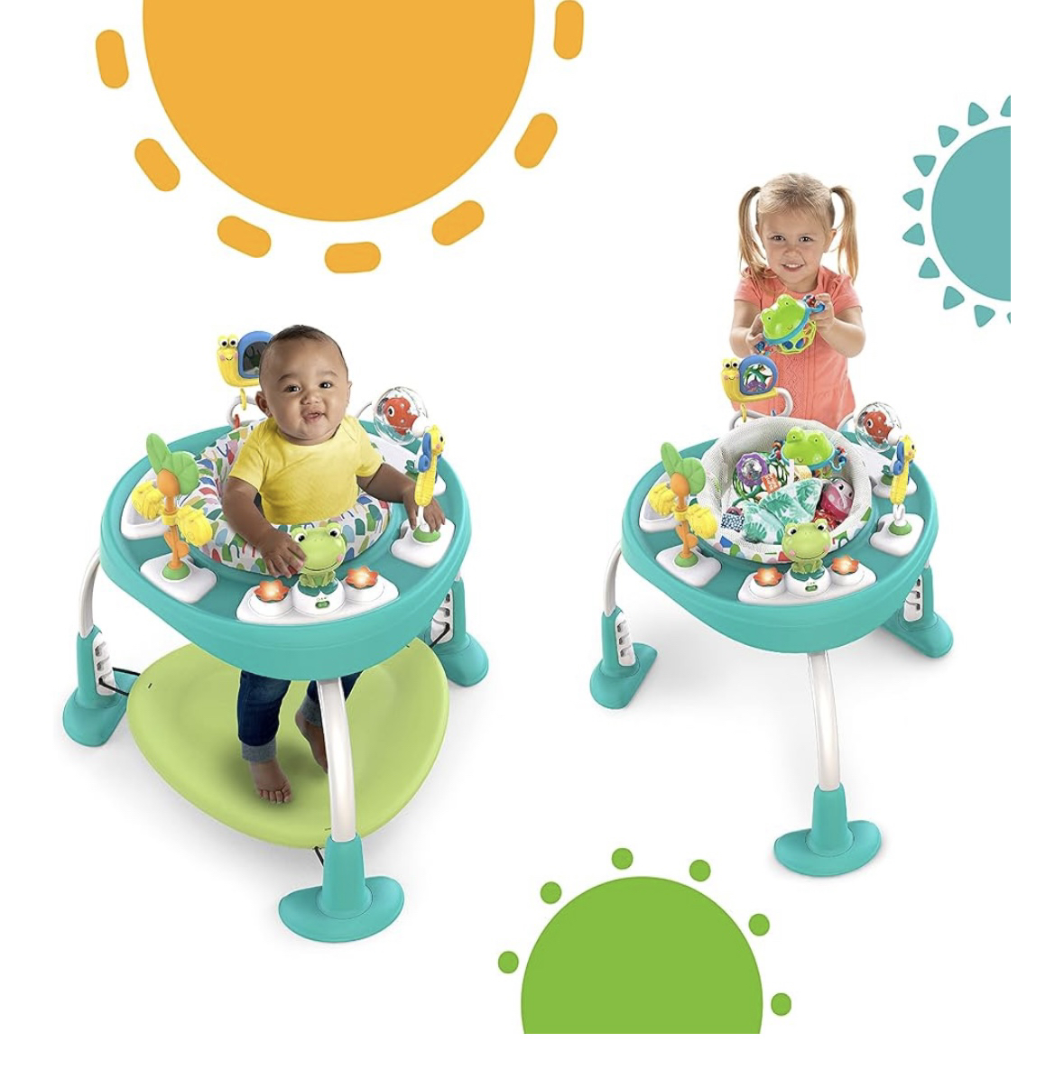Bounce Baby 2-in-1 Activity Center Jumper & Table - photo 3