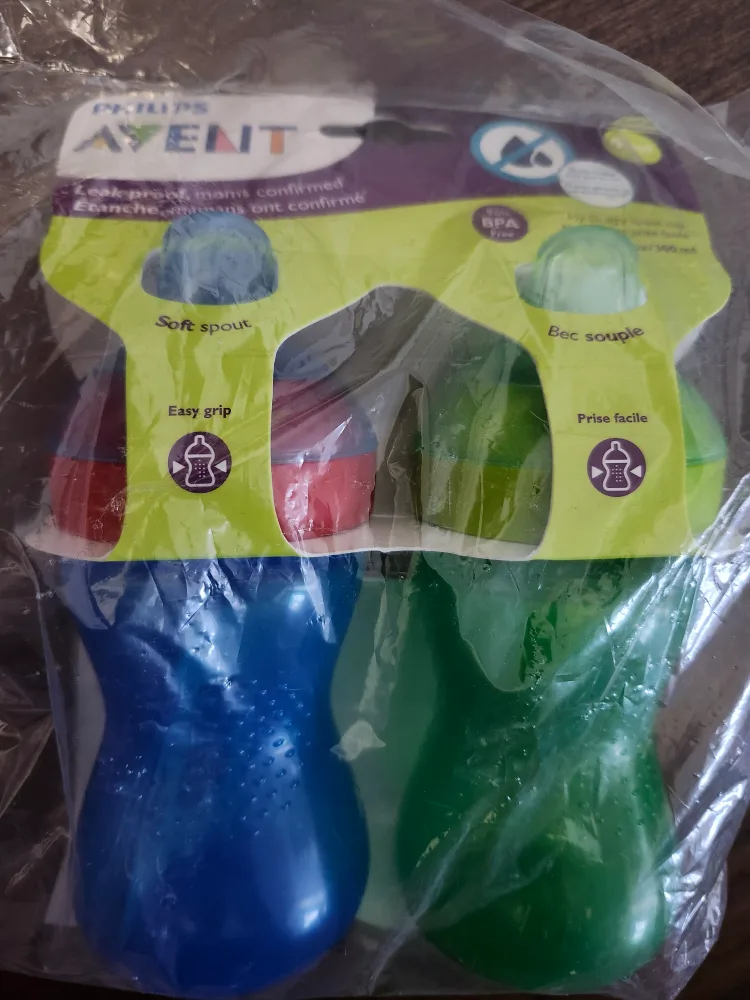 New Philips Avent My Grippy Spout Cup, 2pk thumbnail