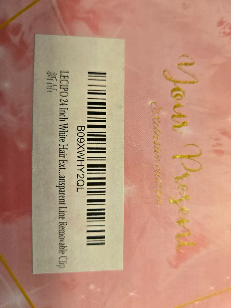 Invisible Wire Hair Extensions - Blonde, 24 Inch image indicator(9)