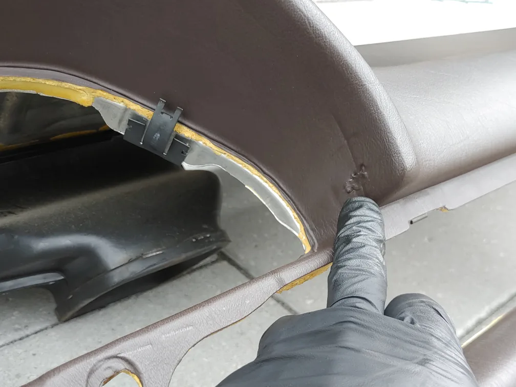 Mercedes Benz W126 C126 500SEC 320SEL 300SE Dashboard dark brown image indicator(9)