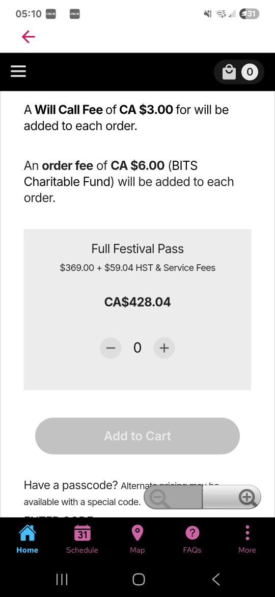 2 Bluesfest Full Festival Passes for $600