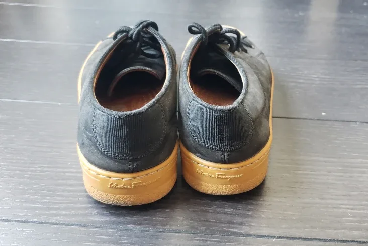 Ferragamo Blue Suede Sneakers - Women 6.5 / 7 image indicator(2)