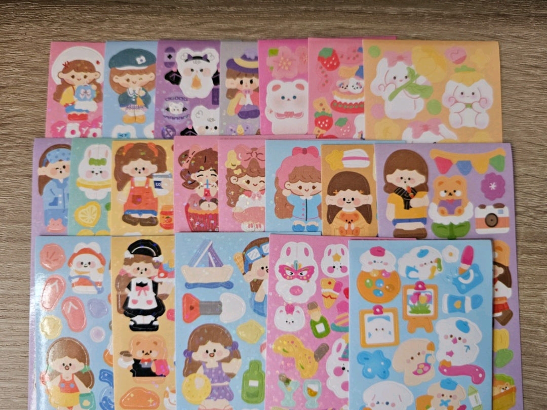 Cute Kawaii Girl Stickers - Variety Pack ( Random) - photo 3