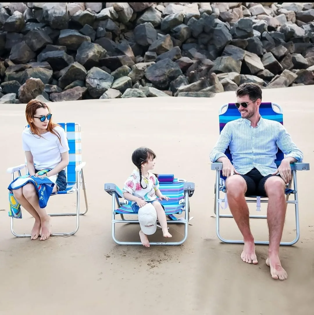SunnyFeel High Back Oversized Folding Beach Chair image indicator(3)