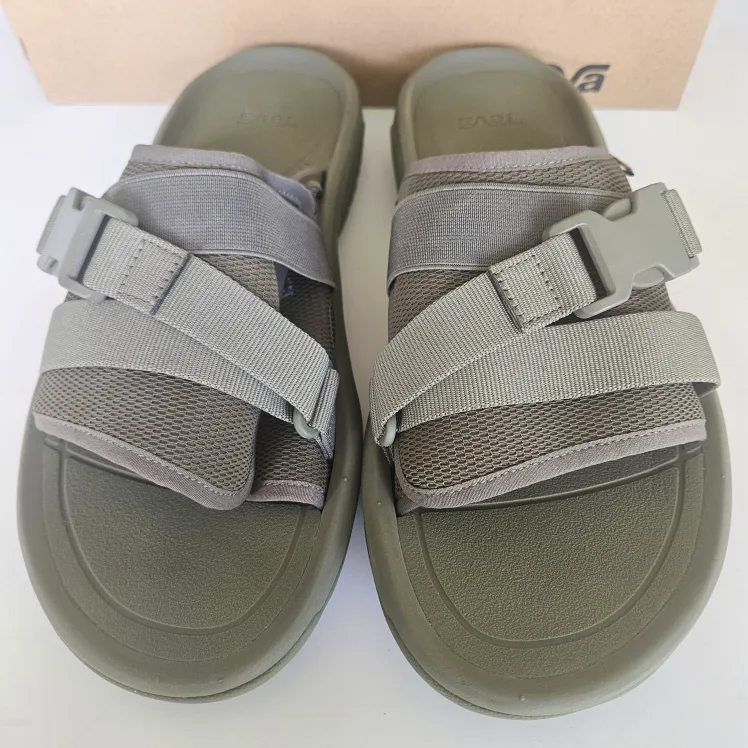 Teva Men's Hurricane Verge Slide Olive Sandals Size 10 image indicator(7)