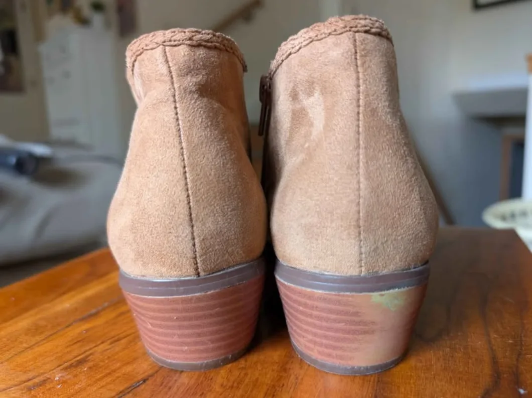 Women's Short Boots ~ Faux Suede ~ Size 9 image indicator(4)