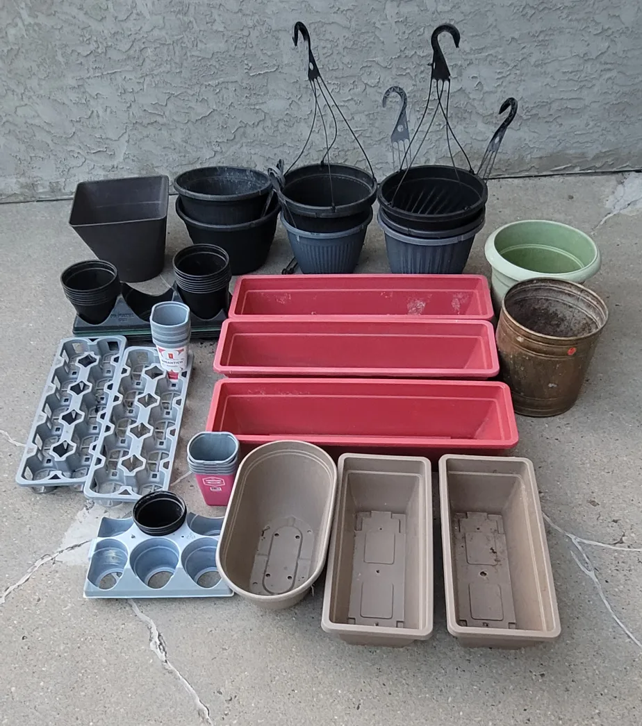 Various Planter Pots