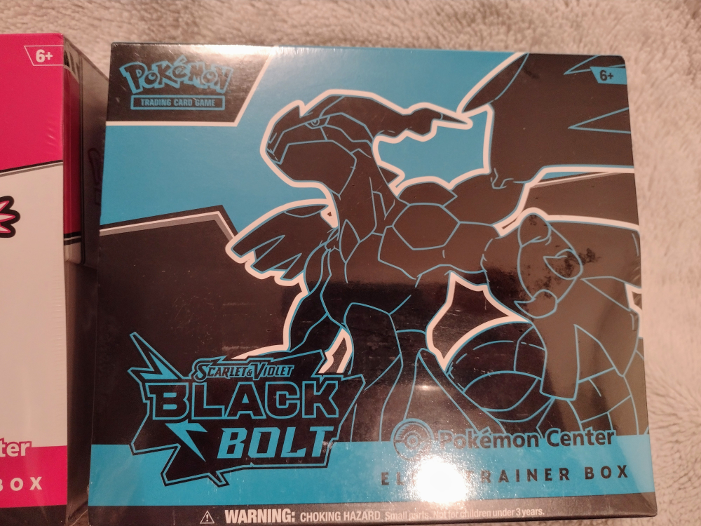 Pokemon Center Black Bolt White Flare ETBs - photo 3