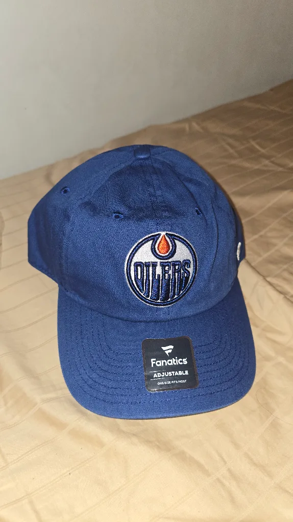 Oilers Fanatics Cap - Blue Cobalt thumbnail