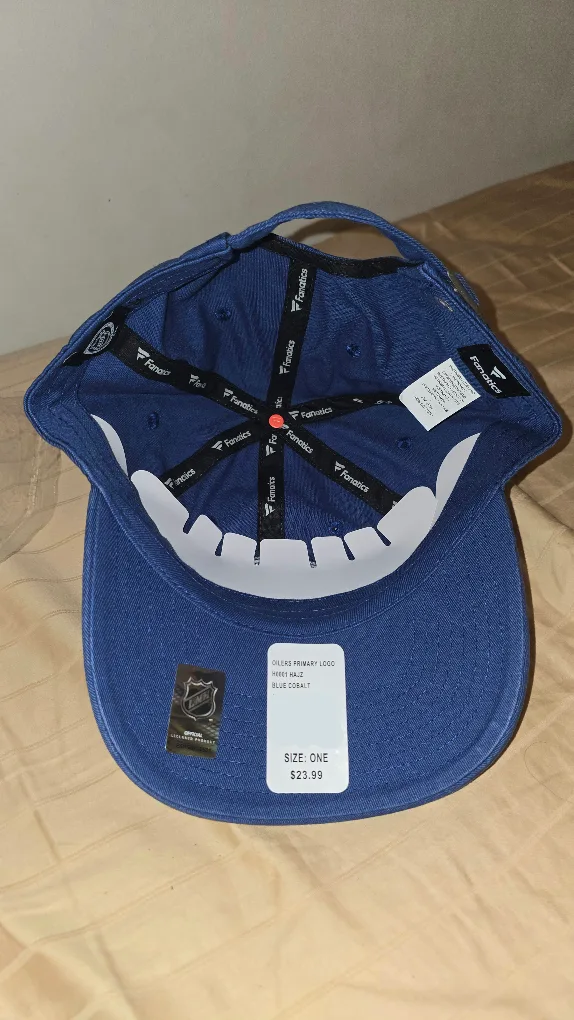 Oilers Fanatics Cap - Blue Cobalt image indicator(2)