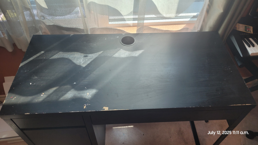 Last pickup dt.Aug.19-Ikea MICKE -Dark Brown Desk
