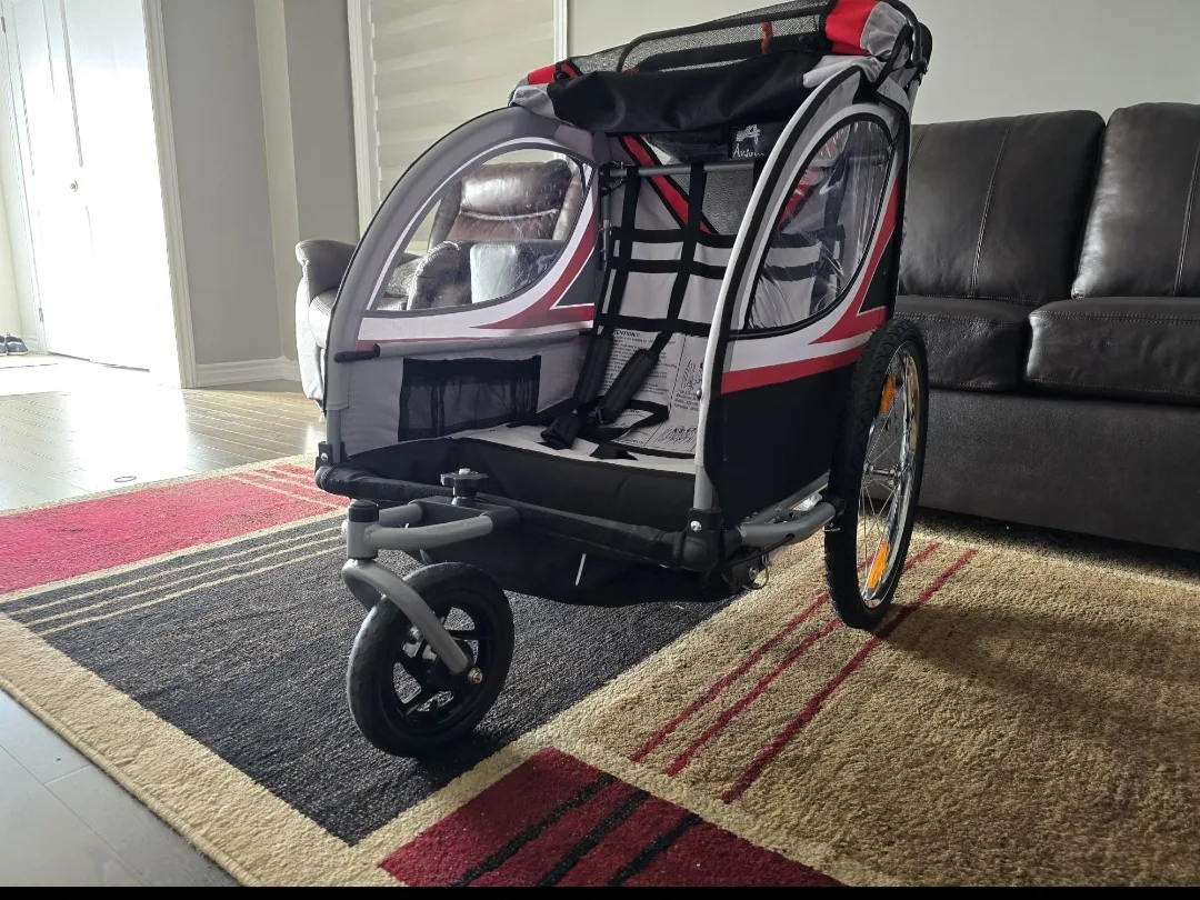 Axiom Child Carrier Bike Trailer and stroller 2 in 1 image indicator(2)